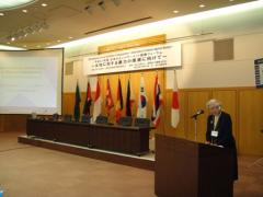 President Kanda greeting participants at the opening ceremony